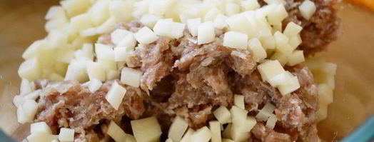 вак-белиш — маленький пирог с мясом. Шаг 2