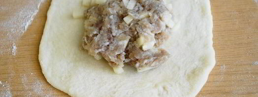 вак-белиш — маленький пирог с мясом. Шаг 3