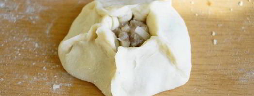 вак-белиш — маленький пирог с мясом. Шаг 4