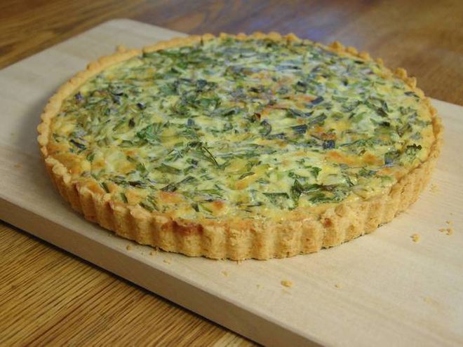 Рецепт весеннего зеленого пирога