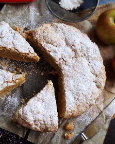 Яблочно-овсяный пирог