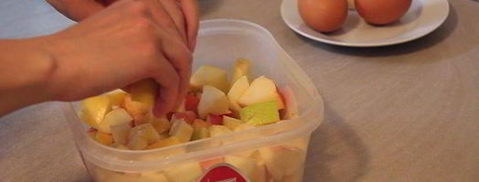 яблочный пирог невесомость. Шаг 2