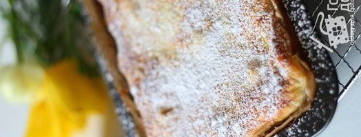 яблочный пирог с печеньем савоярди. Шаг 3