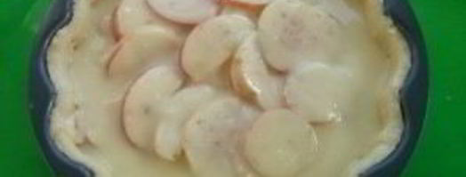 яблочный пирог со сметанной заливкой. Шаг 7