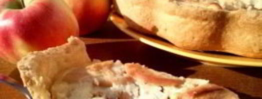 яблочный пирог со сметанной заливкой. Шаг 9