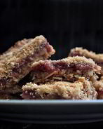 Ягодный пирог с миндалем