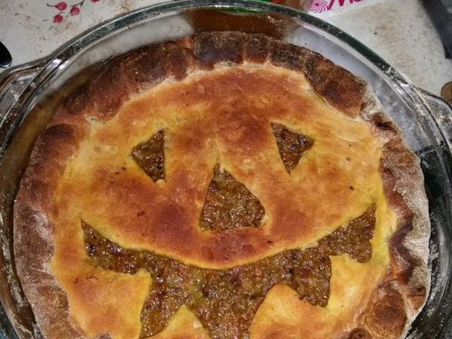 Рецепт зловещего хеллоуинского пирога с печенью