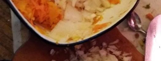 зловещий хеллоуинский пирог с печенью. Шаг 4