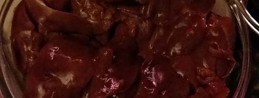 зловещий хеллоуинский пирог с печенью. Шаг 5