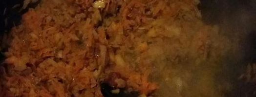 зловещий хеллоуинский пирог с печенью. Шаг 6