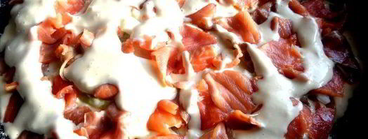 золотистый заливной пирог с рыбой. Шаг 15