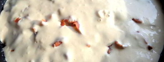 золотистый заливной пирог с рыбой. Шаг 16