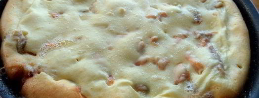 золотистый заливной пирог с рыбой. Шаг 17