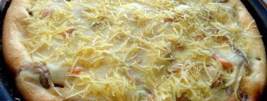 золотистый заливной пирог с рыбой. Шаг 18