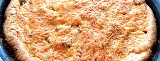 золотистый заливной пирог с рыбой. Шаг 19