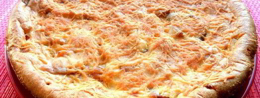 золотистый заливной пирог с рыбой. Шаг 20