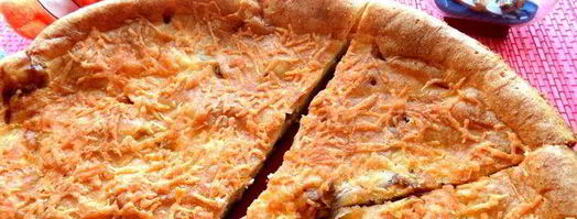 золотистый заливной пирог с рыбой. Шаг 21