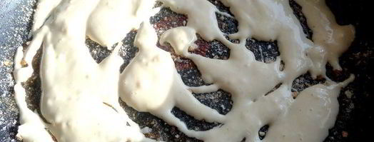 золотистый заливной пирог с рыбой. Шаг 10