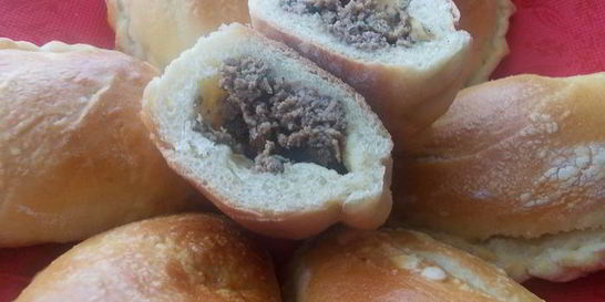 Домашние пирожки с куриной печенью