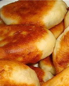 Дрожжевые пирожки на сковороде