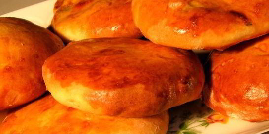 Духовые пирожки с капустой