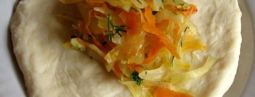 духовые пирожки с капустой. Шаг 5