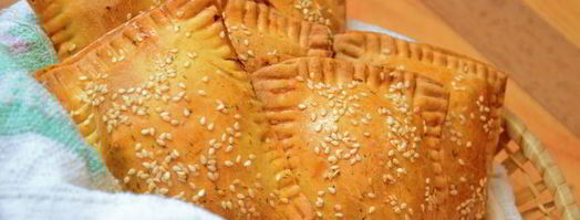 греческие пирожки с потрошками. Шаг 10