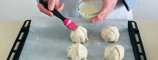 грибы-пирожки, шампиньоны в слоеном тесте. Шаг 6