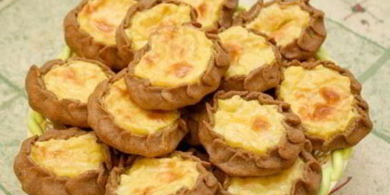 Калитки пирожки поморские с творогом