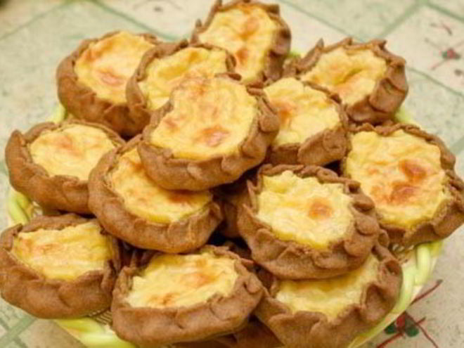 Рецепт калиток пирожки поморские с творогом