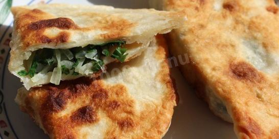 Кутабы с зеленью