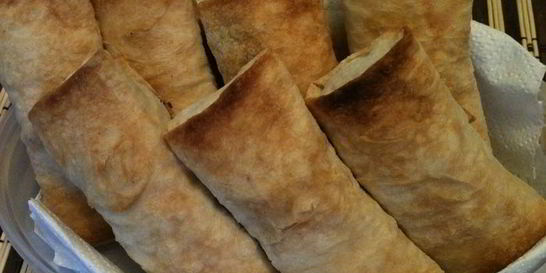 Ленивые пирожки с картошкой и белыми грибами