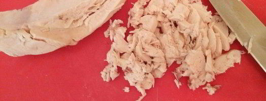 мини-пирожки из творожного теста с сырно-куриной начинкой. Шаг 3