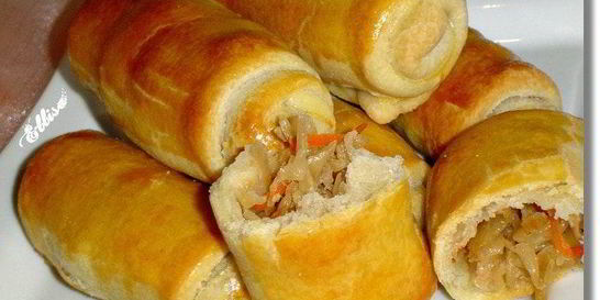 Молдавские пирожки с капустой