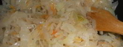 начинка из квашеной капусты для пирожков. Шаг 4