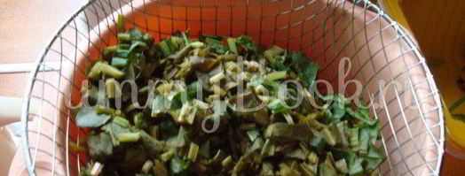 открытые пирожки с щавелем. Шаг 2