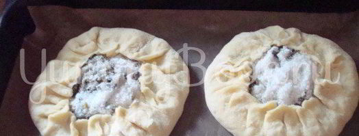 открытые пирожки с щавелем. Шаг 4