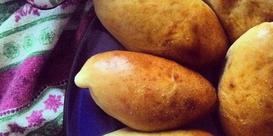 Пирожки домашние с мясом и капустой