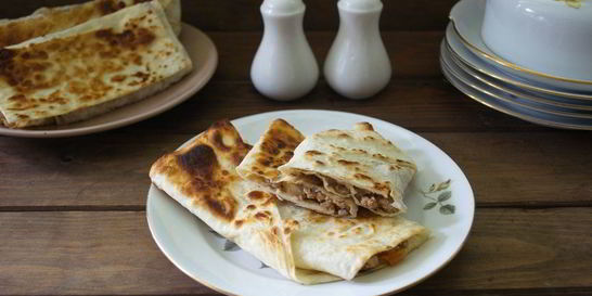 Пирожки из лаваша с мясом