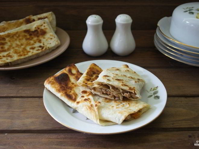 Рецепт пирожков из лаваша с мясом