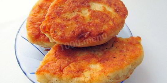 Пирожки на молоке на сковороде