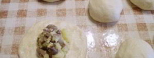 пирожки постные с грибами. Шаг 11