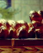 Пирожки с абрикосовым вареньем