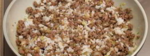 пирожки с фаршем и рисом. Шаг 4