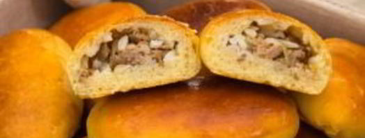 пирожки с фаршем и рисом. Шаг 10