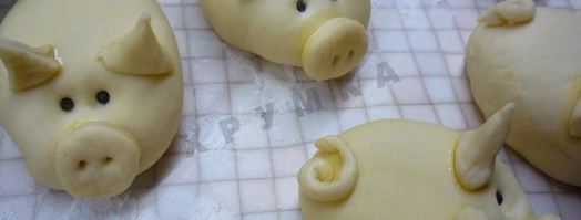 пирожки с фаршем в духовке румяные хрюшки. Шаг 13