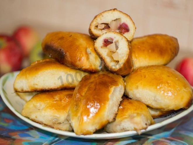 Рецепт пирожков с фруктами в духовке