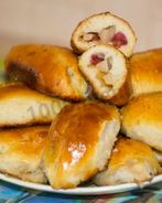 Пирожки с фруктами в духовке