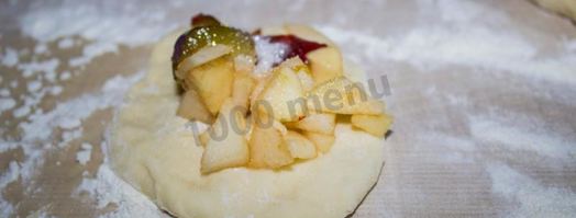 пирожки с фруктами в духовке. Шаг 19