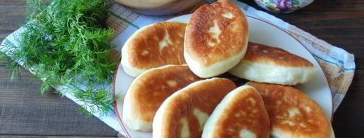 пирожки с горохом, жареные на сковороде. Шаг 15